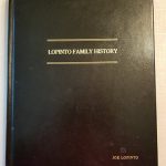 Bound book titled Lopinto Family History